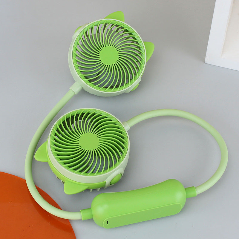 Unisex Halsventilator Dobbelthoved med Fleksibel Svanehals 5
