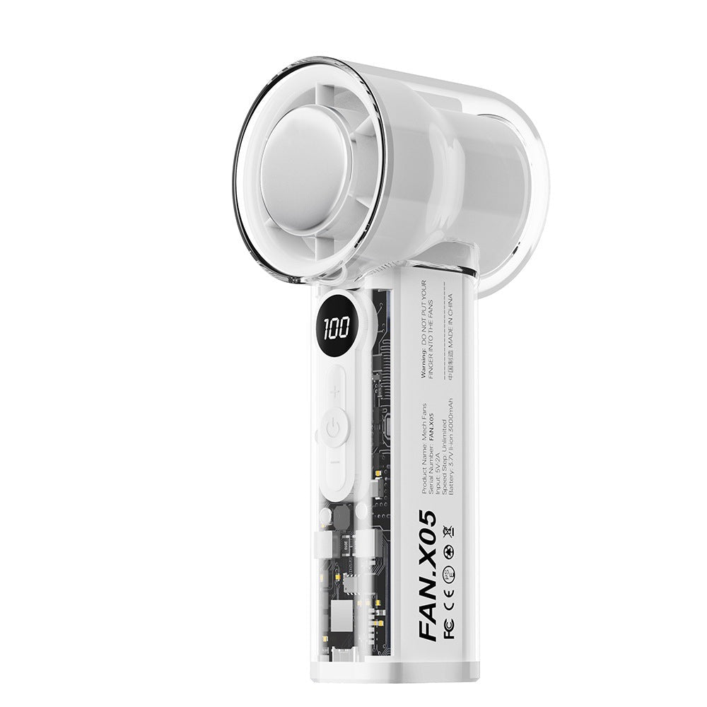 Unisex Håndholdt Ventilator Kompakt Design Bærbar 4