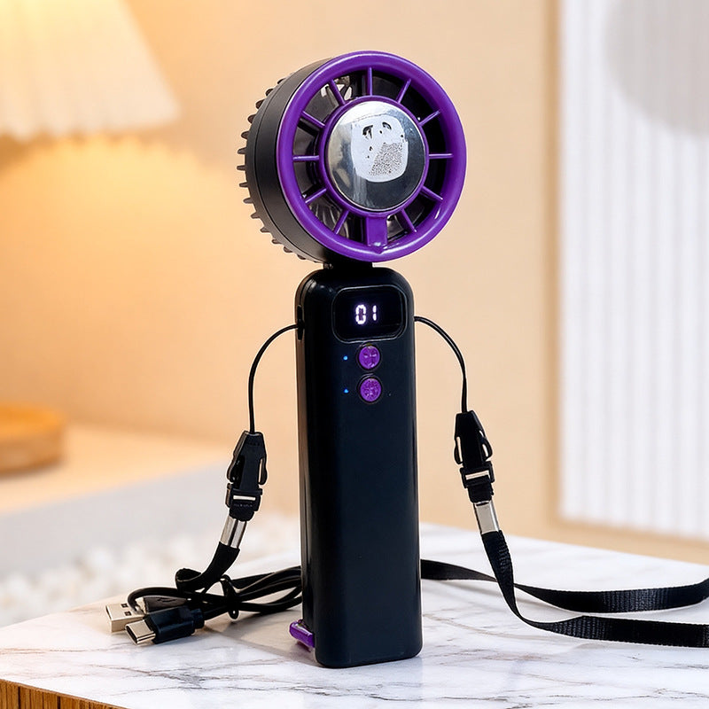 Unisex Håndventilator Bærbar med USB og Tågefunktion 7