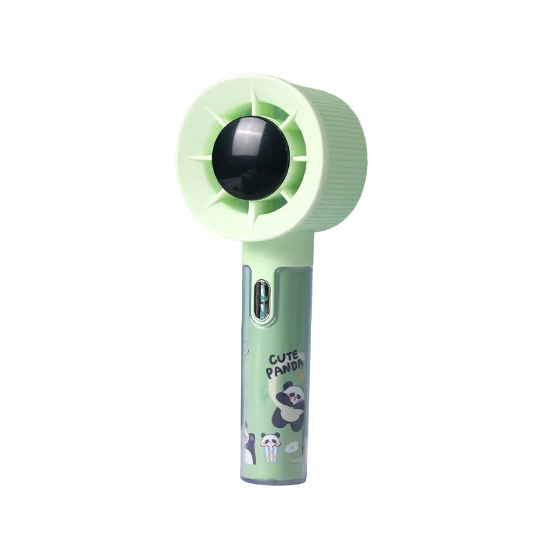 Unisex Håndventilator med Integreret Fugtbeholder og Panda Design 0