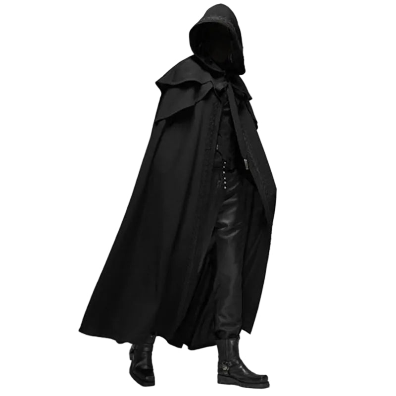 Unisex Hooded Cloak Gothic Style 0