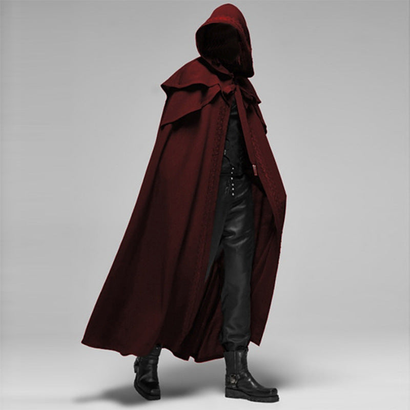 Unisex Hooded Cloak Gothic Style 1