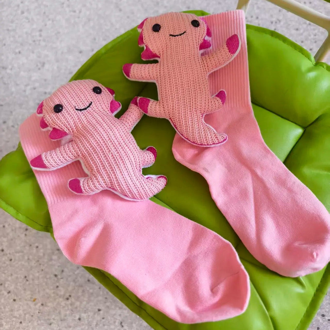 Unisex Hussokker med 3D Dyreaccent Komfortabel og Skridsikker Design 11