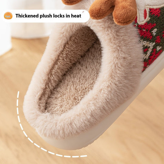 Unisex Julehustøfler med Broderet Design 5