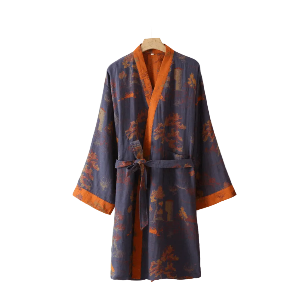 Unisex Kimono Badekåbe Retro Design 1