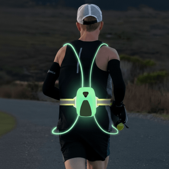 Unisex LED Sikkerhedsvest Justerbar til Udendørs Aktiviteter 0