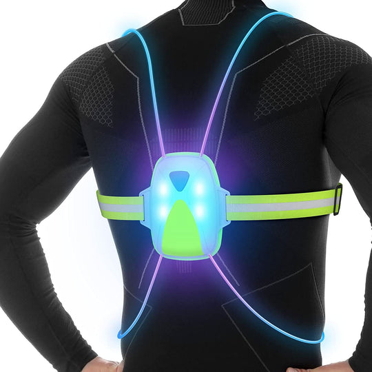 Unisex LED Sikkerhedsvest Justerbar til Udendørs Aktiviteter 2