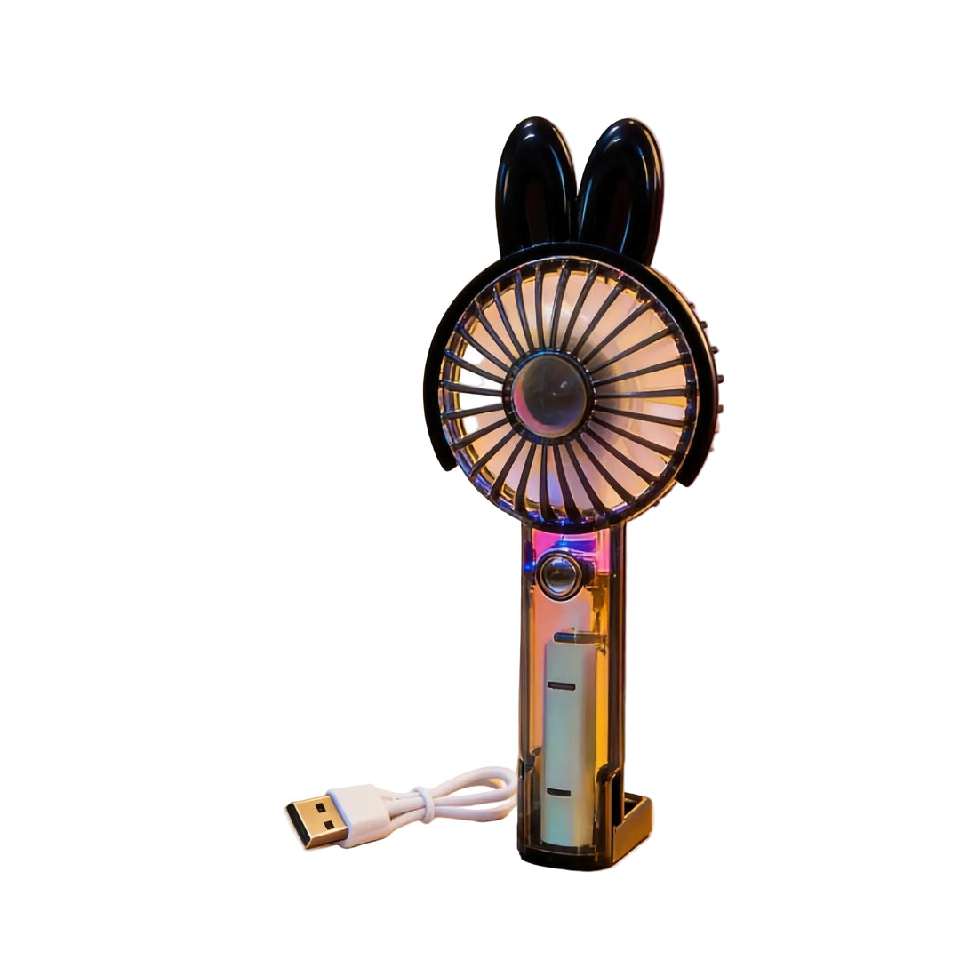 Unisex Mini Håndventilator USB Genopladelig Foldbar Stille Motor 0