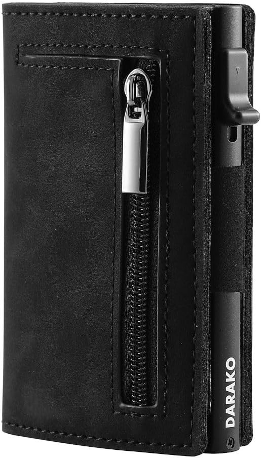 Unisex Minimalistisk Pung med RFID-Beskyttelse 0