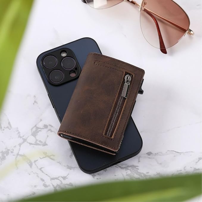 Unisex Minimalistisk Pung med RFID-Beskyttelse 5