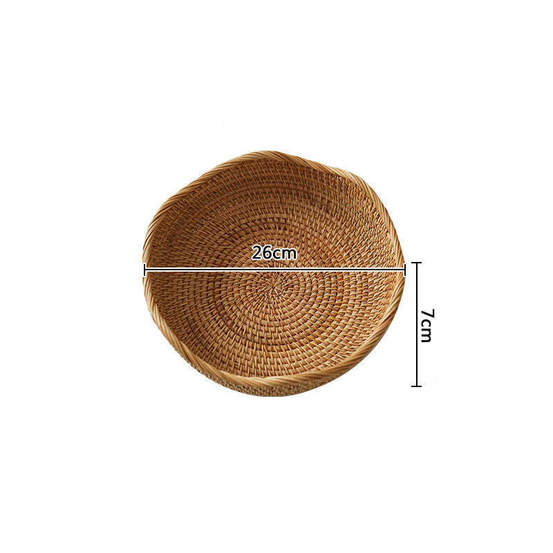 Unisex Opbevaringskurv Stilig Design 28 cm Diameter 9 cm Højde 5