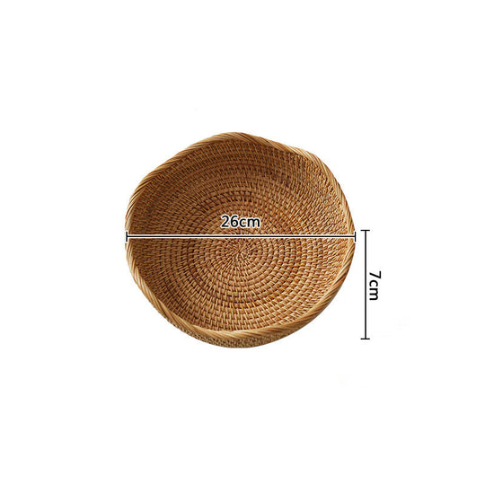 Unisex Opbevaringskurv Stilig Design 28 cm Diameter 9 cm Højde 5