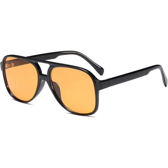 Unisex Retro Aviator Solbriller 0