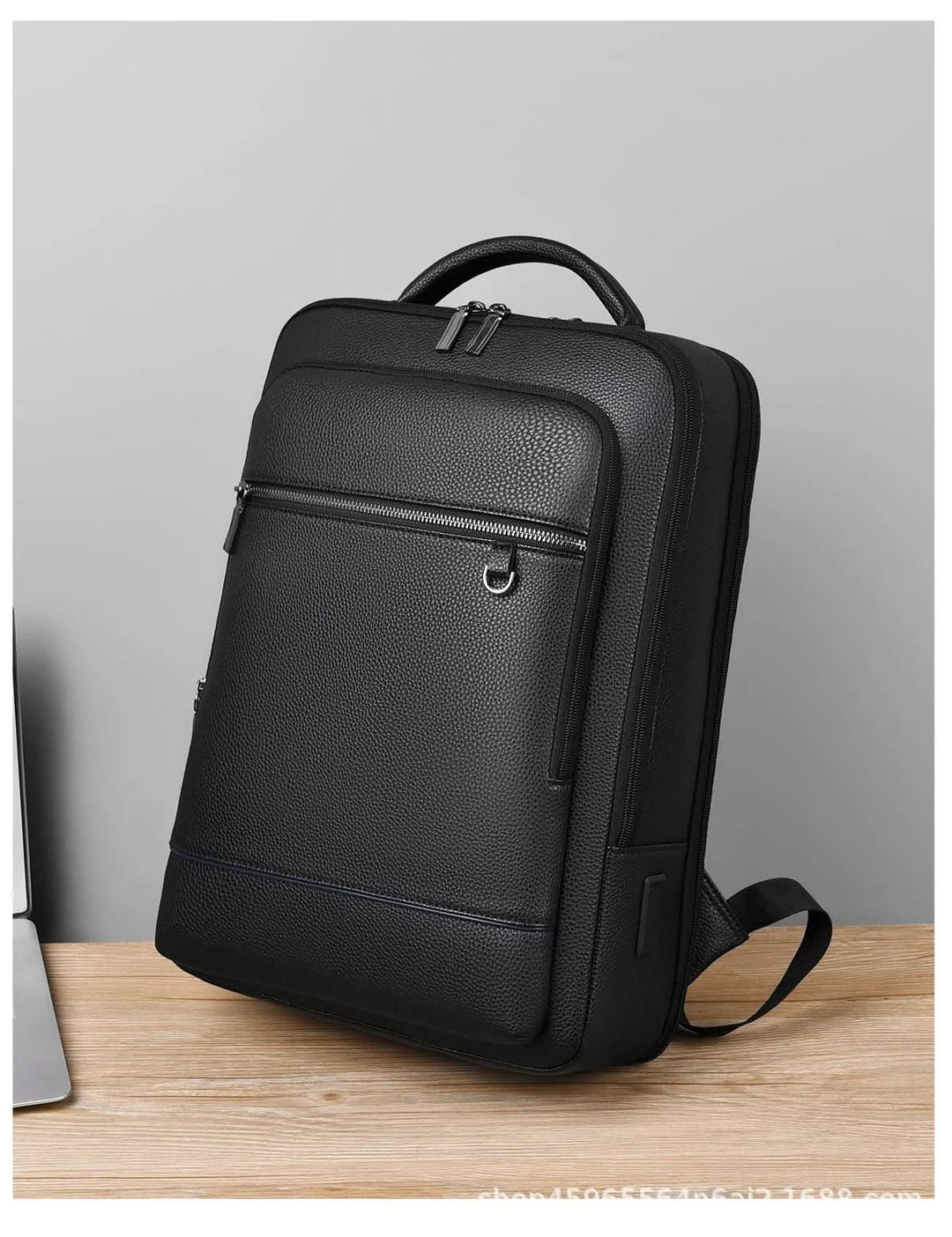 Unisex Rygsæk Med USB-Port Til Bærbar Computer - Rummelig Og Stilfuld Design 5