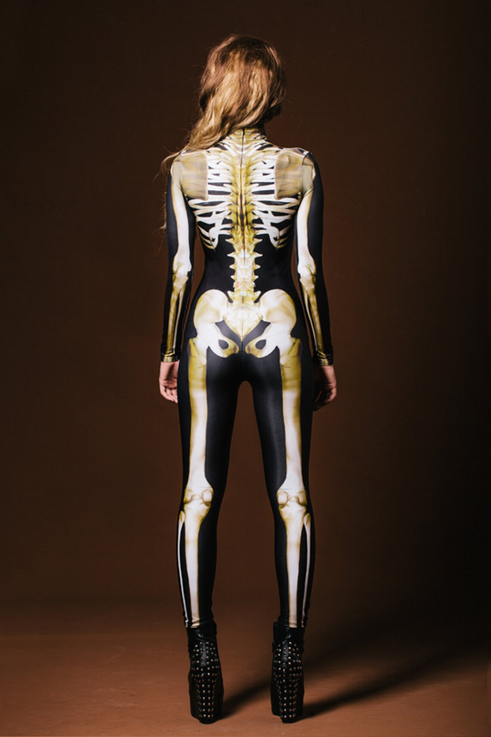 Unisex Skelet Kostume GlowInTheDark 3