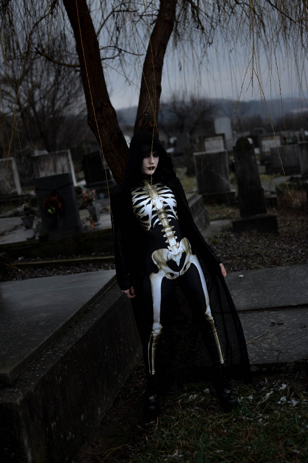 Unisex Skelet Kostume GlowInTheDark 6