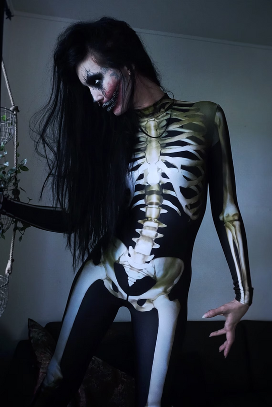 Unisex Skelet Kostume GlowInTheDark 7