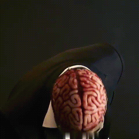Unisex Skeletmaske med Hat til Halloween 3