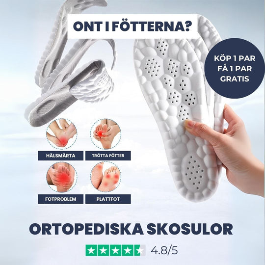 Unisex Skosåler Med Svangstøtte Til Komfortabel Gåoplevelse 1