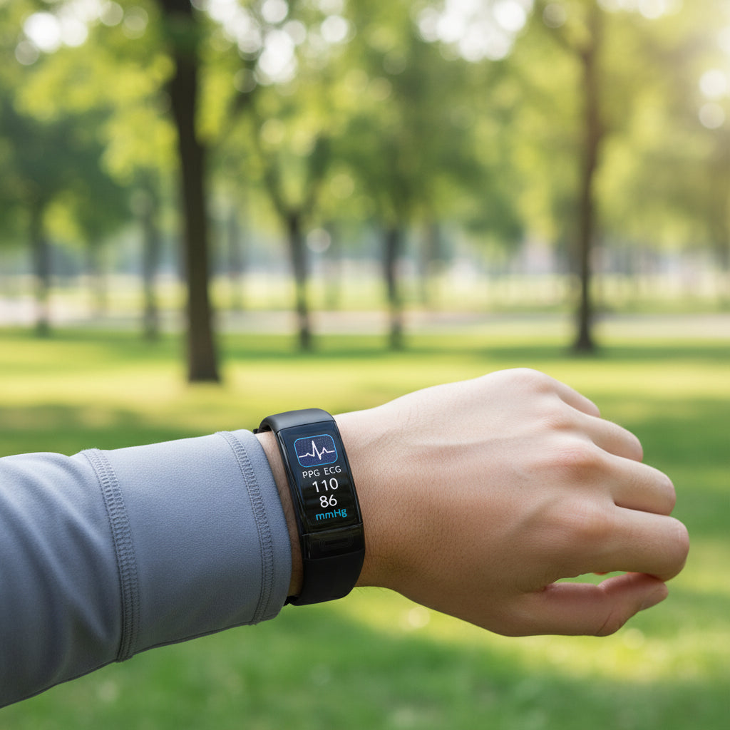 Unisex Smart Armbånd med EKG og Pulsmåler til Daglig Brug og Træning 1