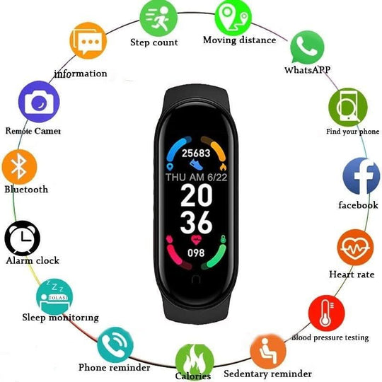 Unisex Smartwatch Med Bluetooth Og Vandtæt Design 5