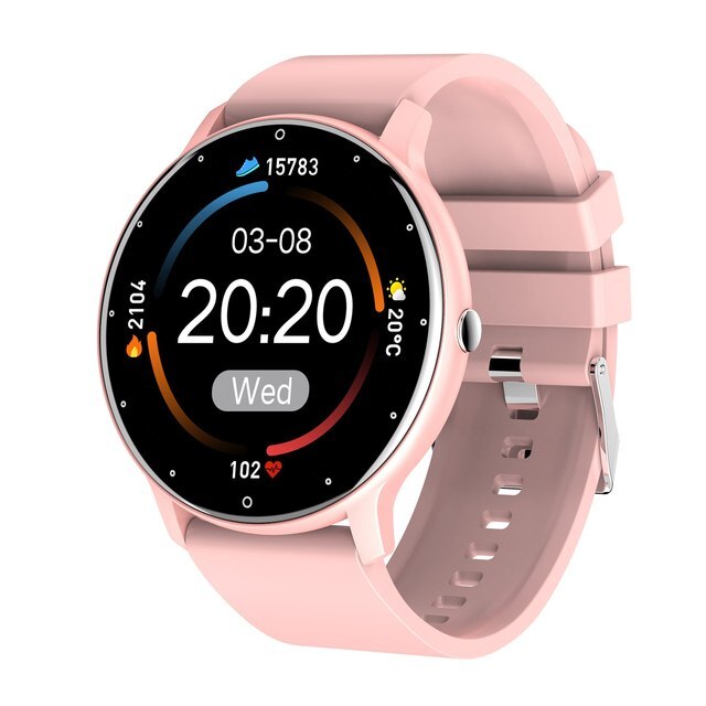 Unisex Smartwatch Slankt Design med Sundhedsovervågning og Vandtæt IP67 2