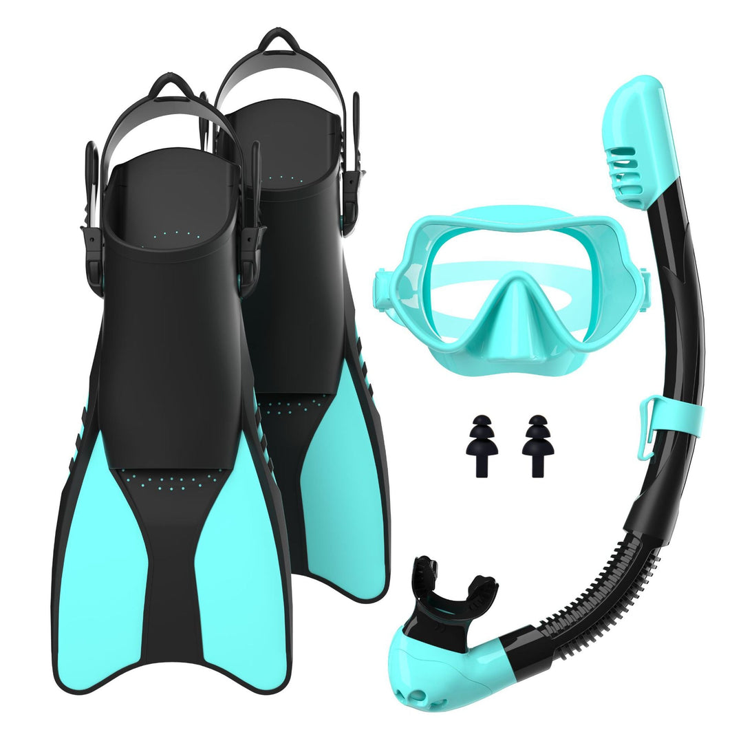 Unisex Snorkelsæt med Ergonomisk Dykkermaske og Finner til Snorkling 3