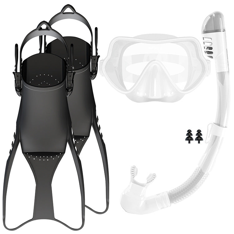Unisex Snorkelsæt med Ergonomisk Dykkermaske og Finner til Snorkling 8
