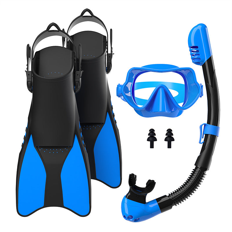 Unisex Snorkelsæt med Ergonomisk Dykkermaske og Finner til Snorkling 9