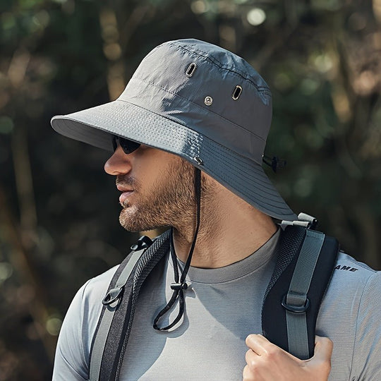 Unisex Solhat til Udendørs Aktiviteter Med Bred Skygge og Ventilation 3