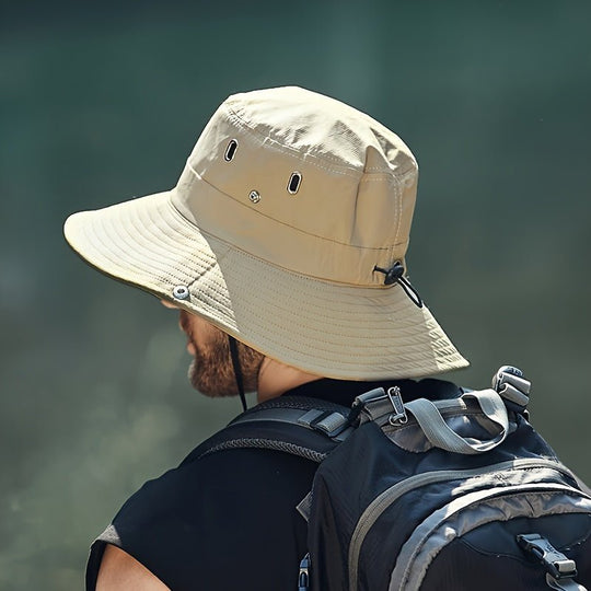 Unisex Solhat til Udendørs Aktiviteter Med Bred Skygge og Ventilation 4