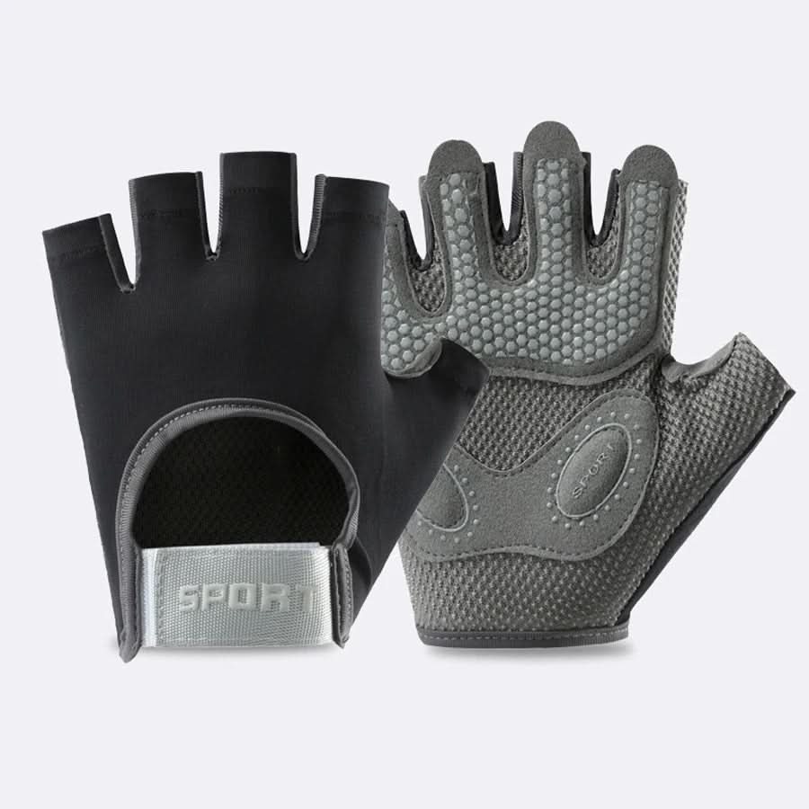 Unisex Sports Fitness Halvfinger Træningshandsker 8