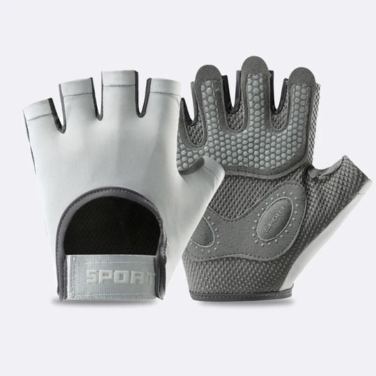 Unisex Sports Fitness Halvfinger Træningshandsker 9