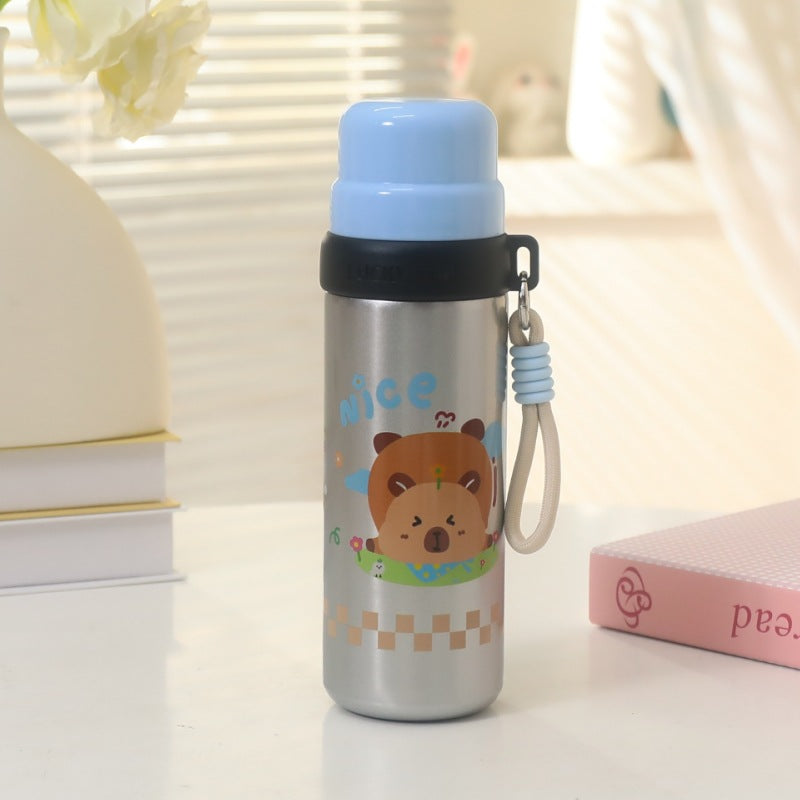Unisex Termoflaske med Dyremotiver og Praktisk Bærehåndtag 7