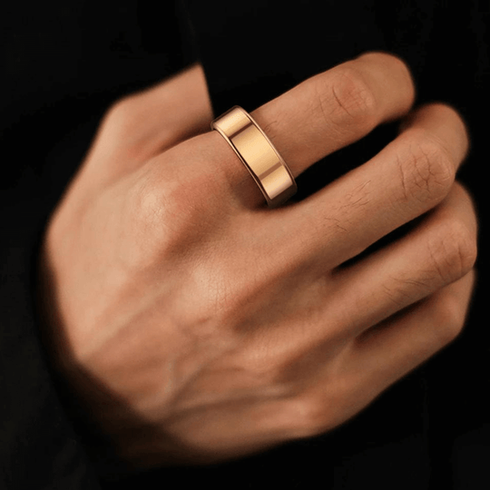 Unisex Tracker Ring Minimalistisk Design 4