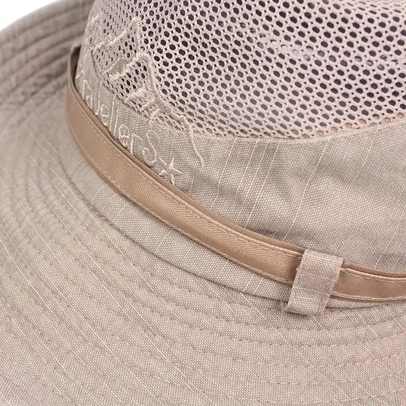 Unisex Udendørs Solhat med Bred Skygge 6