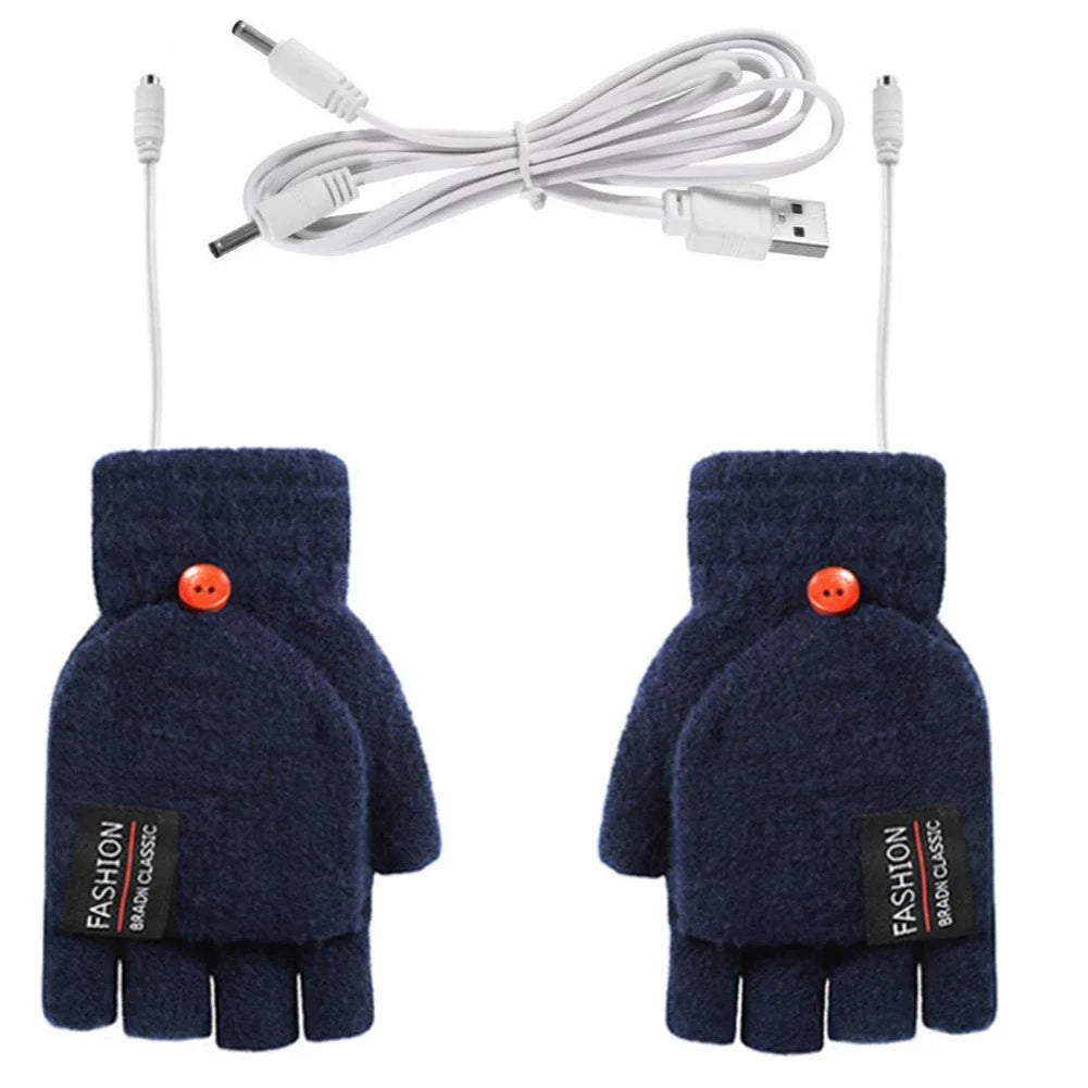 Unisex Varmende Handsker med USB Opladning 0