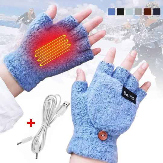 Unisex Varmende Handsker med USB Opladning 5