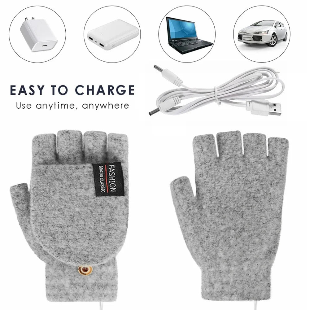Unisex Varmende Handsker med USB Opladning 8