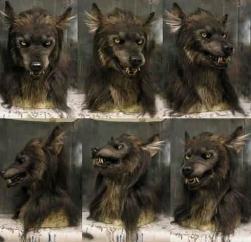 Unisex Varulvemaske til Halloween og Cosplay 1