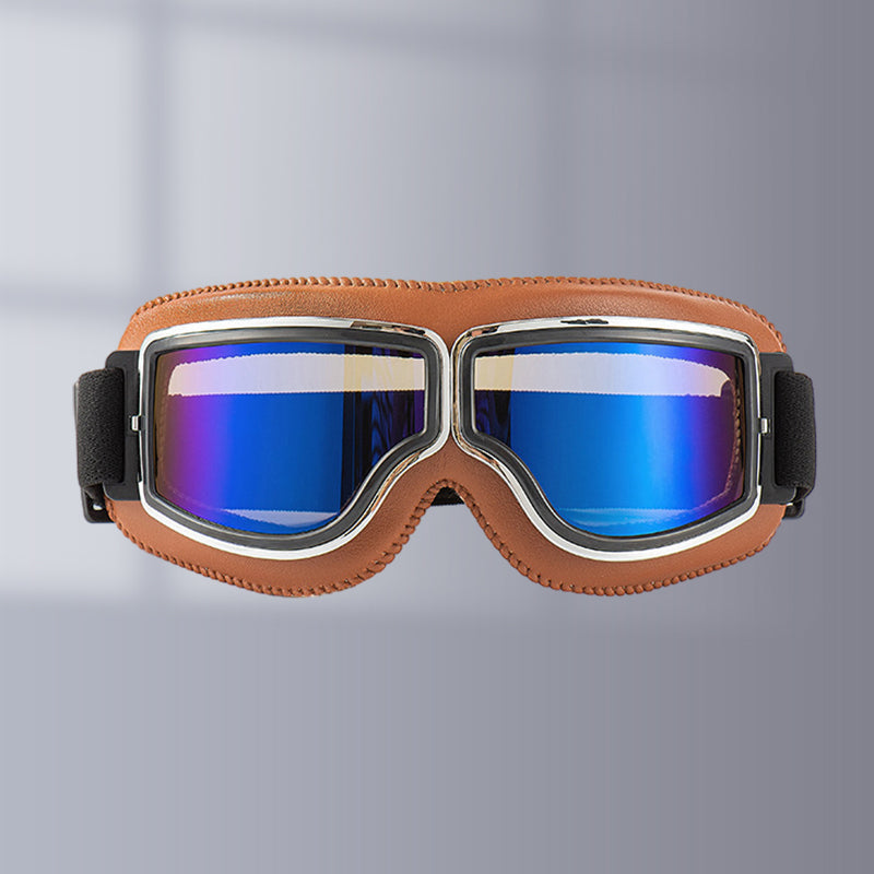 Unisex Vintage Motorcykelbriller Retro Pilot Stil 14