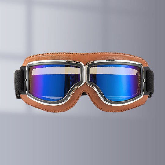 Unisex Vintage Motorcykelbriller Retro Pilot Stil 14