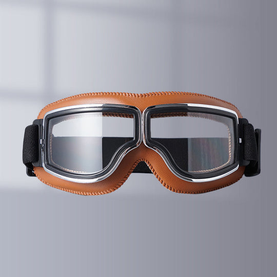 Unisex Vintage Motorcykelbriller Retro Pilot Stil 17