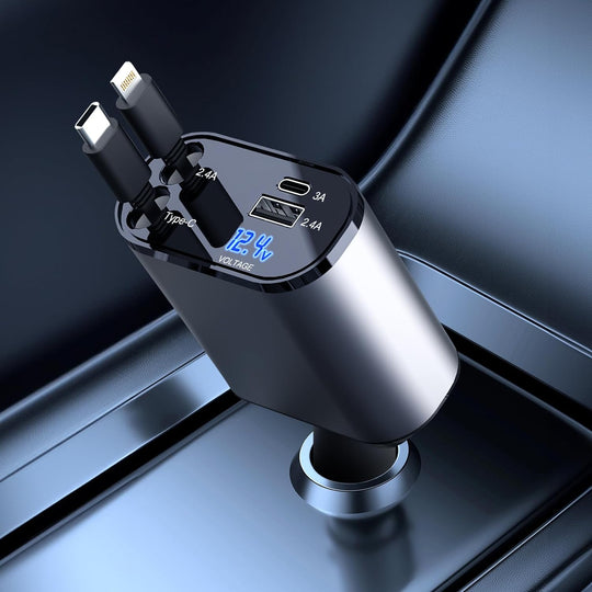 Universal Biloplader 4-i-1 med Flere Porte 0