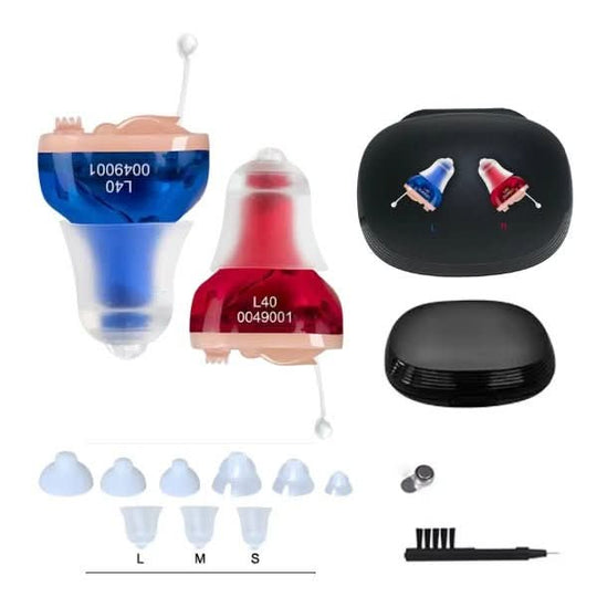 Usynlige In-Ear Høreapparater Kompakt Design 8