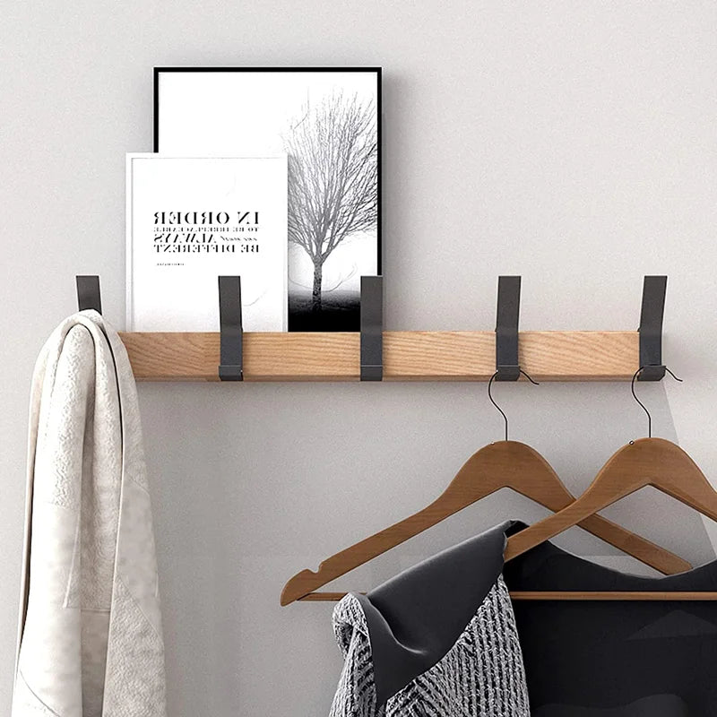 Væg Knagerække med Bevægelseskroge - Skandinavisk Design 2