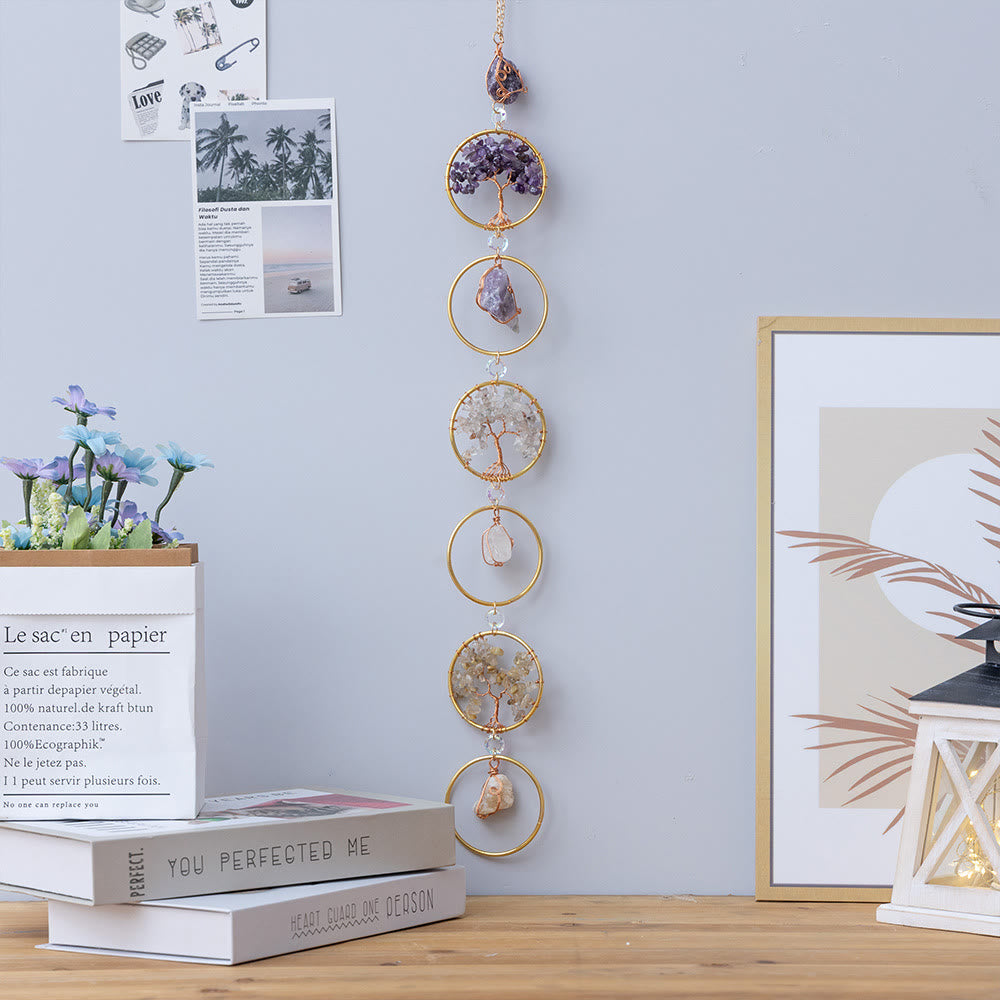 Vægdekoration med Krystaltræ til Hjemmet 1