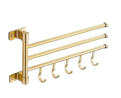 Væghængt Håndklædeholder Drejelig til Badeværelse 0