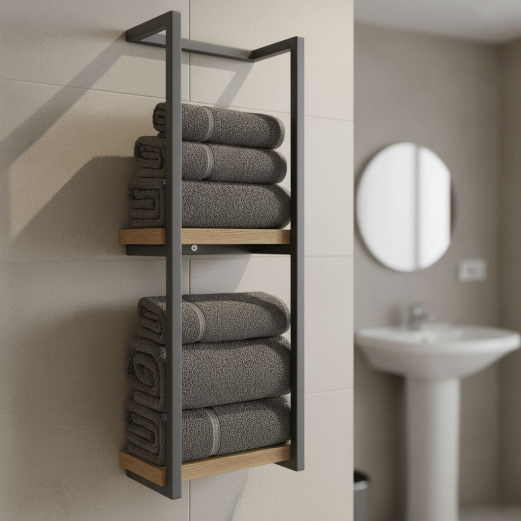 Væghåndklædeholder i Rustfrit Stål Design 0