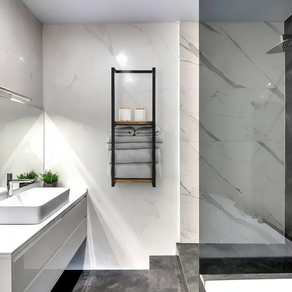 Væghåndklædeholder i Rustfrit Stål Design 5